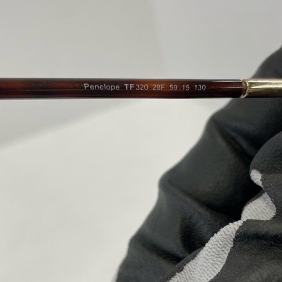 Tom Ford TF320 Women’s Black Gradient Lens Cat-Eye Sunglasses - Picture 6 of 6